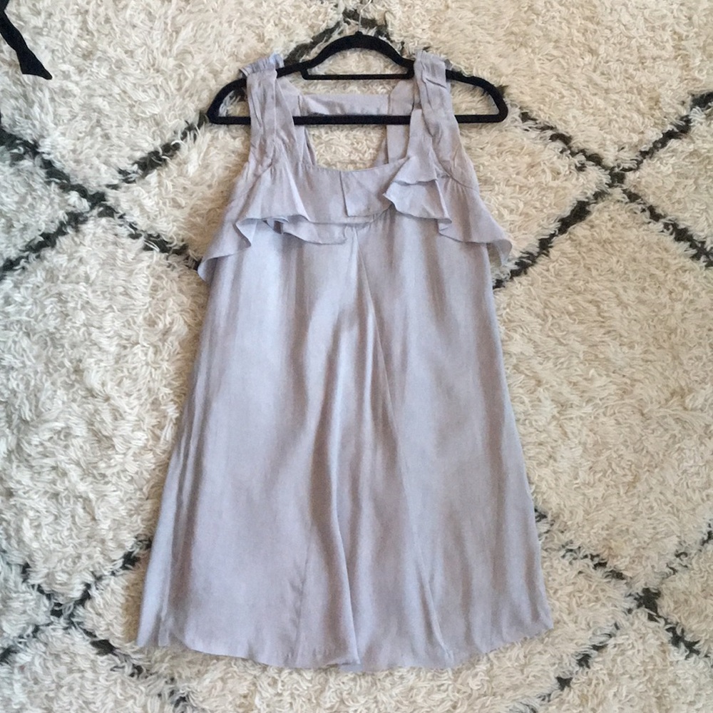 Gray Pinkyotto dress with ruffles